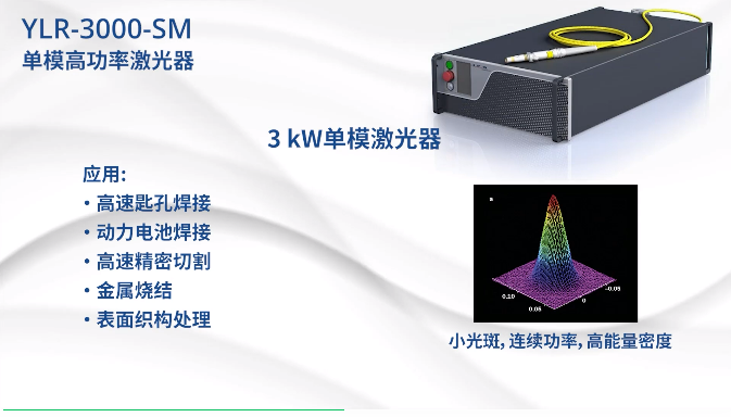 3kW YLR单模激光器切割焊接新突破!